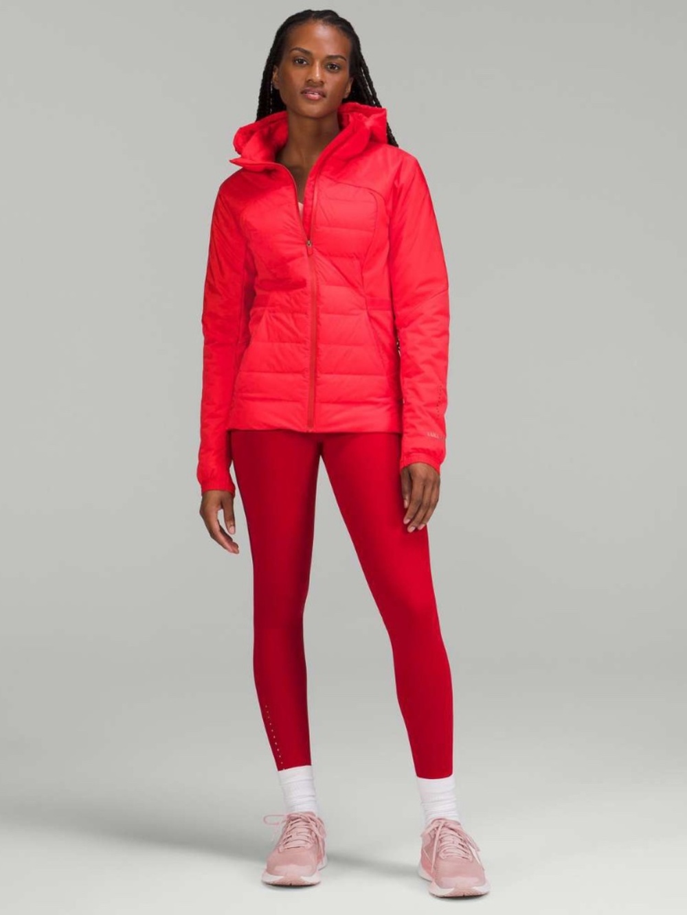 Lululemon Women's Down for It All Jacket, Carnation Red, Size 8